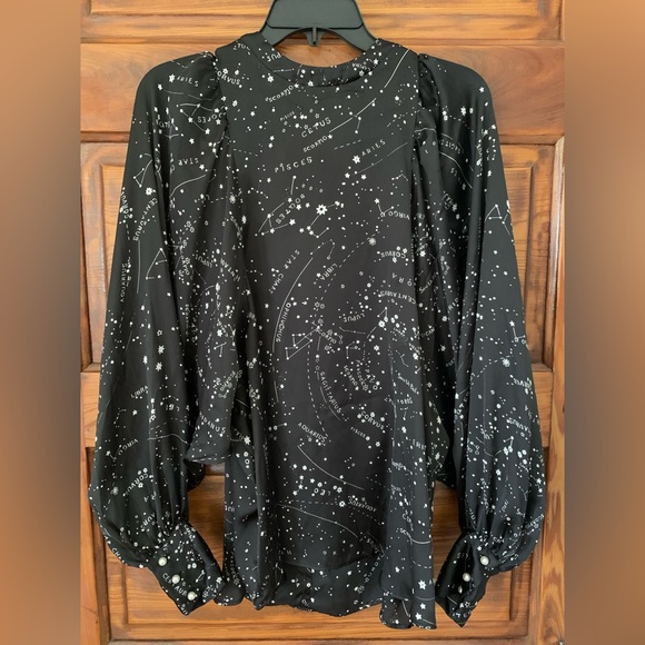Zara Constellation/Star Blouse size small - Picture 1 of 8